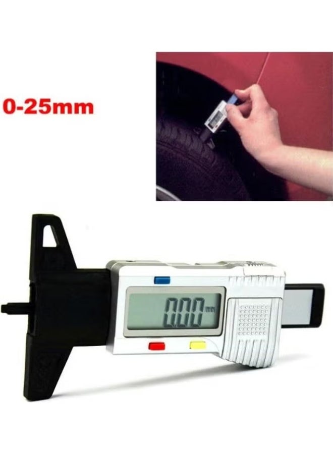 Nt Tools مقياس عمق الإطارات الرقمي LCD Ntt107 - Image 2
